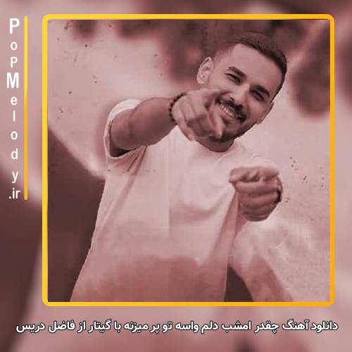 دانلود آهنگ فاضل دریس چقدر امشب دلم واسه تو پر میزنه با گیتار